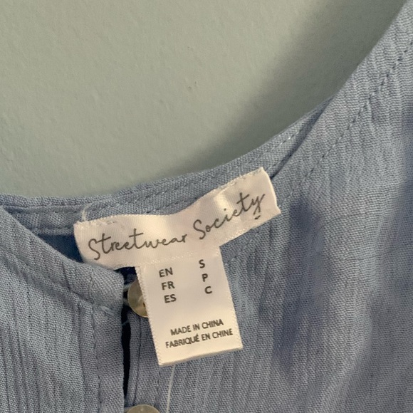 blue tank top - Picture 5 of 6